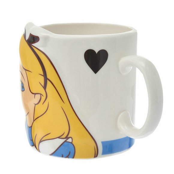 NWT Disney Alice In Wonderland 3D Pair Mug Gift Set. - Picture 5 of 7